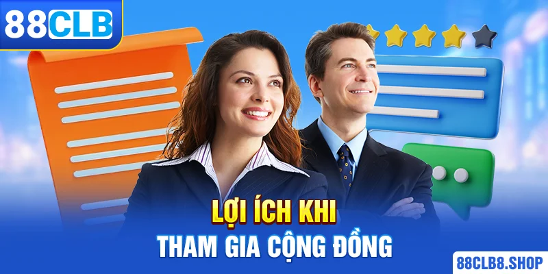 Lợi ích khi tham gia cộng đồng